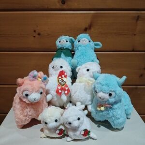 Alpaca Alpacasso Amuse Plush Lot Of 8 Kawaii Love Baby Berry Corps Bow Sweet Day